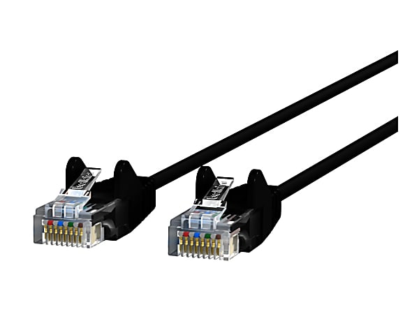 Belkin CAT6 Slim Gigabit Snagless UTP Ethernet Cable - 4 ft Category 6 Network Cable  - CE001B04BLKS