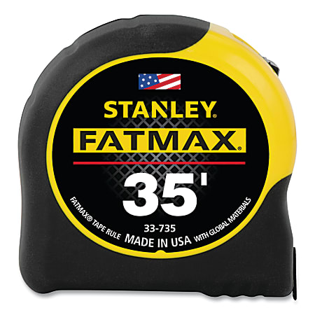 FatMax® Classic Tape Measure, 1-1/4 in W x 35 ft L, SAE, Black/Yellow Case