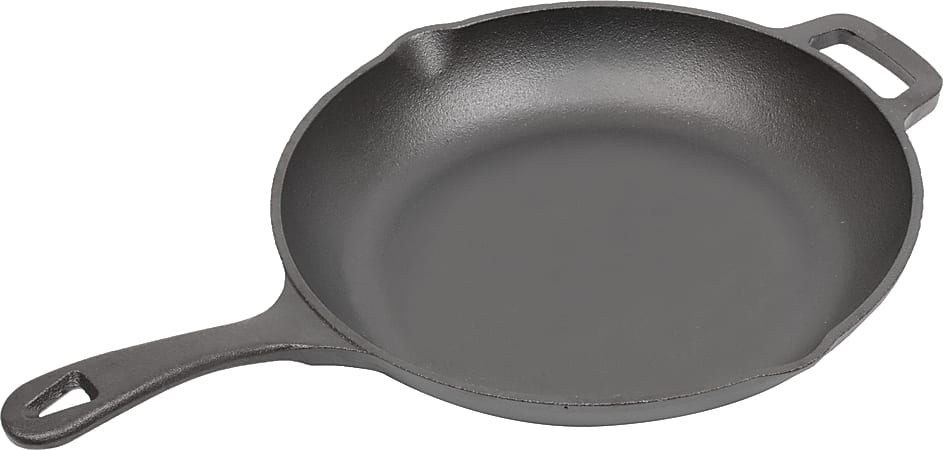 Commercial Chef Cast Iron Sauté Skillet, 10", Black