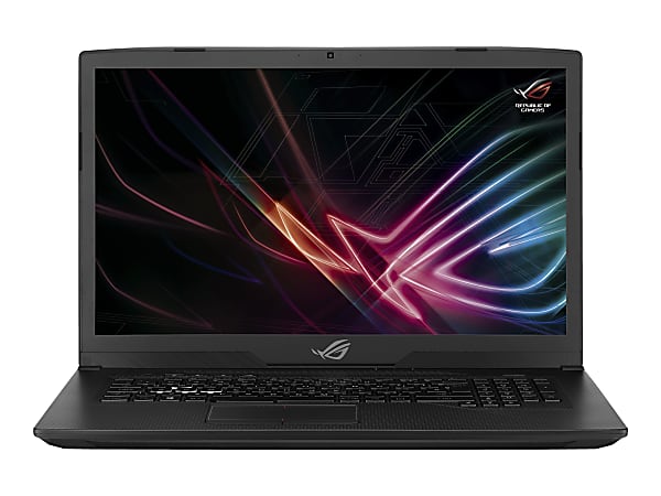 ASUS ROG Strix 17 GL731GT-PH74 - Core i7 9750H / 2.6 GHz - Windows 10 64-bit - 16 GB RAM - 512 GB SSD - 17.3" 1920 x 1080 (Full HD) @ 120 Hz - GF GTX 1650 - Wi-Fi 5, Bluetooth - black