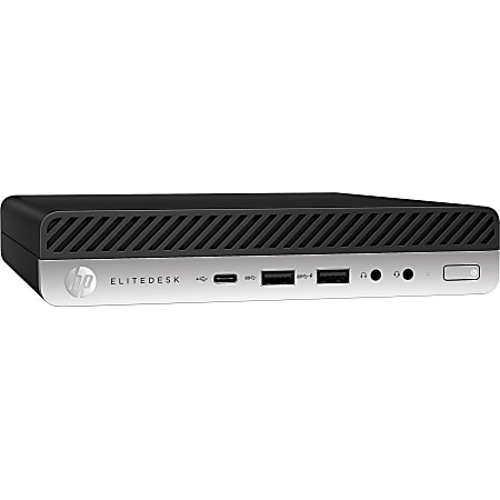 HP EliteDesk 800 G5 - Mini desktop - 1 x Core i5 9500T / 2.2 GHz - RAM 16 GB - SSD 256 GB - NVMe - UHD Graphics 630 - GigE, Bluetooth 5.0, 802.11ax - WLAN: Bluetooth 5.0, 802.11a/b/g/n/ac/ax - Win 10 Pro 64-bit