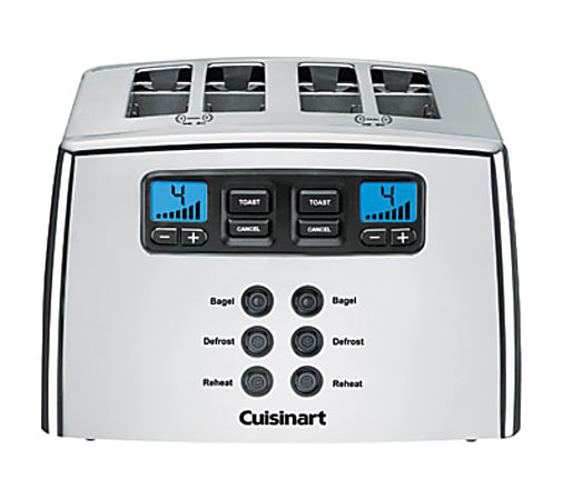 Cuisinart® Touch To Toast™ Leverless 4-Slice Toaster, Silver