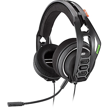 Plantronics RIG 400HX Stereo Gaming Headset for Xbox One - Stereo - Mini-phone (3.5mm) - Wired - 32 Ohm - 20 Hz - 20 kHz - Over-the-head - Binaural - Circumaural - Noise Canceling