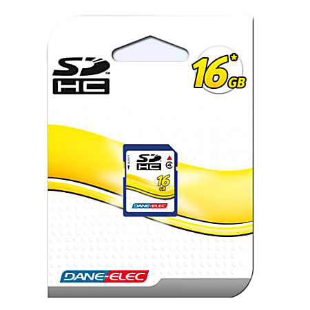 Dane-Elec DA-SD-16GB-R 16 GB SD Flash Card
