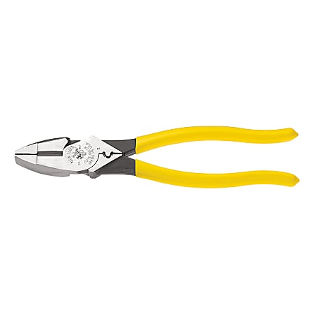 NE-Type Side Cutter Pliers, 9 1/4 in Length, 25/32 in Cut, Plastic-Dipped Handle