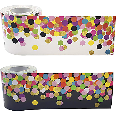 Teacher Created Resources® Colorful Confetti Border Trim, 3"