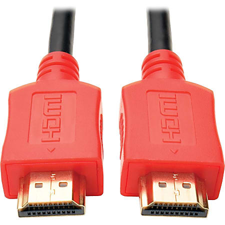 Tripp Lite High-Speed Digital A/V HDMI UHD HDMI Cable, 3', Red