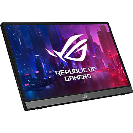 Asus ROG Strix XG16AHPE 15.6" Full HD Gaming LCD Monitor - 16:9 - Black - 16" Class - In-plane Switching (IPS) Technology - 1920 x 1080 - G-sync - 300 Nit - 3 ms - 144 Hz Refresh Rate - HDMI