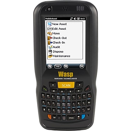 Wasp DT60 Mobile Computer - Intel XScale PXA310 806 MHz - 256 MB RAM - 512 MB Flash - 2.7" QVGA LCD - 47 Keys - Wireless LAN - Bluetooth