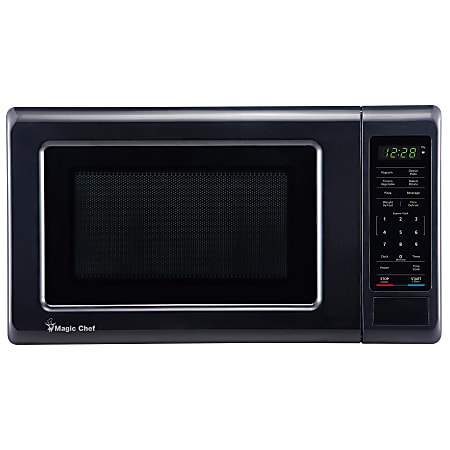 Magic Chef 0.7 Cu. Ft. 700W Countertop Digital Touch Microwave, Black