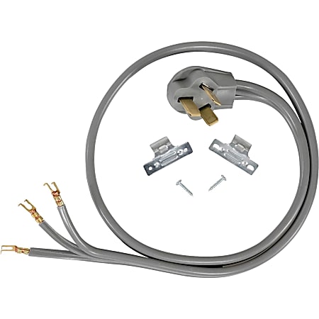 Certified Appliance Accessories 3-Wire Open-End-Connector 50-Amp Range Cord - 125 V AC / 50 A, 250 V AC - 4 ft Cord Length - 3-Wire / AC Power