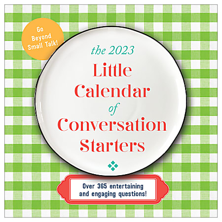 TF Publishing Art & Design Monthly Wall Calendar, 12" x 12", Conversation Start, January To December 2023