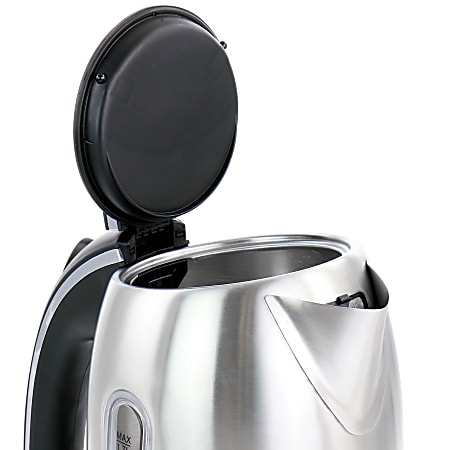 Commercial Chef 1.7L Stainless Steel Cordless Kettle Silver - Office Depot