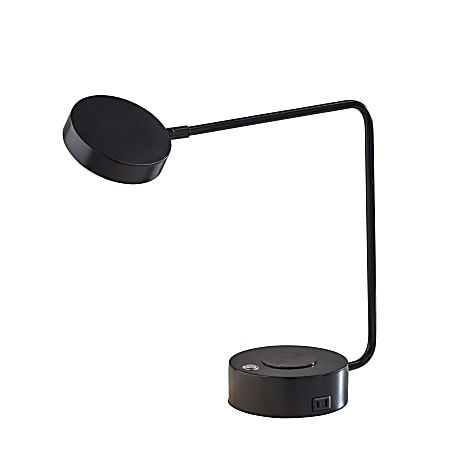 Adesso Viper Supercharger 15"H LED Desk Lamp, Black