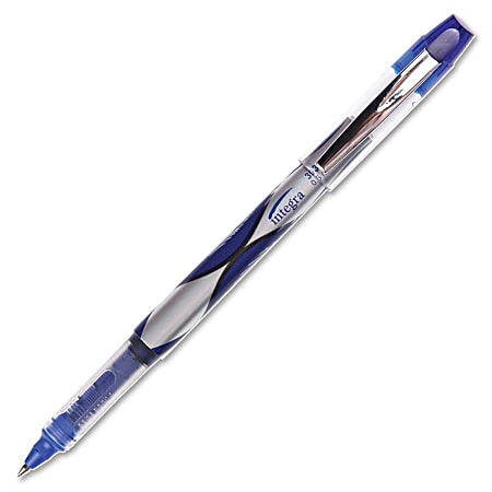 Integra Liquid Ink Rollerball Pens - Extra Fine Pen Point - 0.5 mm Pen Point Size - Blue - Blue Barrel - 1 Dozen