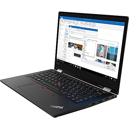 Lenovo ThinkPad L13 Yoga 20R5002JUS 13.3" Touchscreen 2 in 1 Notebook - Full HD - Intel Core i5 (10th Gen) i5-10210U 1.60 GHz - 8 GB RAM - 256 GB SSD - Glossy Black - Windows 10 Pro - Intel UHD Graphics