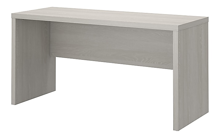 Bush Business Furniture Echo 60 W Credenza Computer Desk Gray Sand