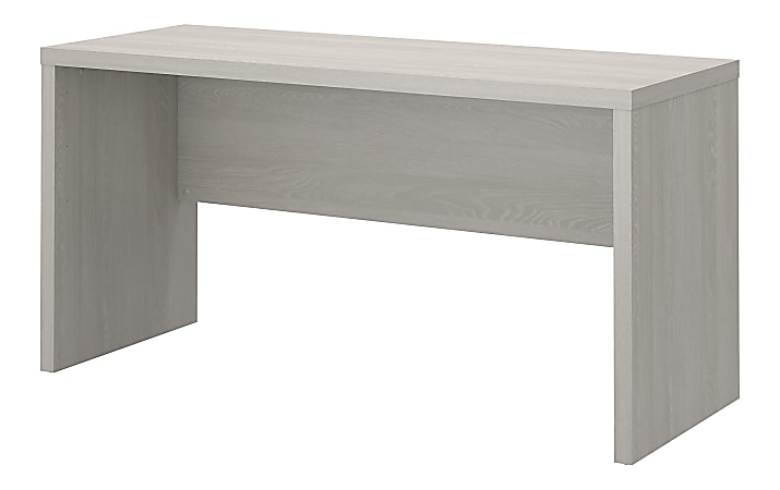 kathy ireland® Office by Bush Business Furniture Echo 60"W Credenza Desk, Gray Sand, Standard Delivery