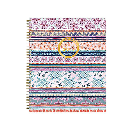 Blue Sky™ Weekly/Monthly Planner, 11" x 8 1/2", Aziza, January to December 2019