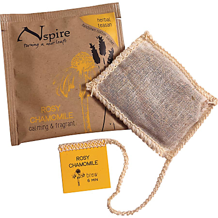 Numi® Nspire Tea Rosy Chamomile, 0.83 Oz, Carton Of 50