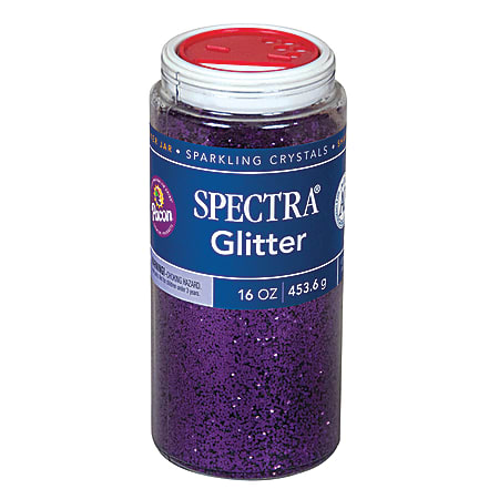 Pacon® Spectra Glitter, 1 Lb, Purple, Pack Of 2 Jars