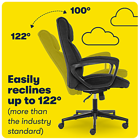 Serta Style Hannah I High Back Office Chair Microfiber Comfort