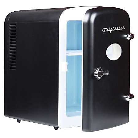 Frigidaire 0.5 Cu Ft Retro Portable Mini Refrigerator, Black