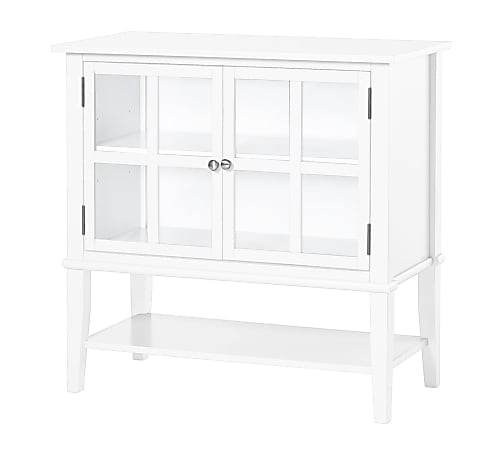 Ameriwood™ Home Franklin 2-Door Storage Cabinet, 2 Shelves, White