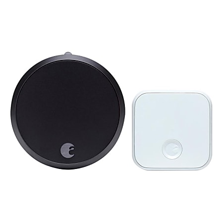 August Smart Lock Pro And Connect, Dark Gray