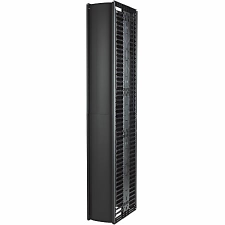 APC by Schneider Electric Cable Manager - Cable Manager - Black - 42U Rack Height