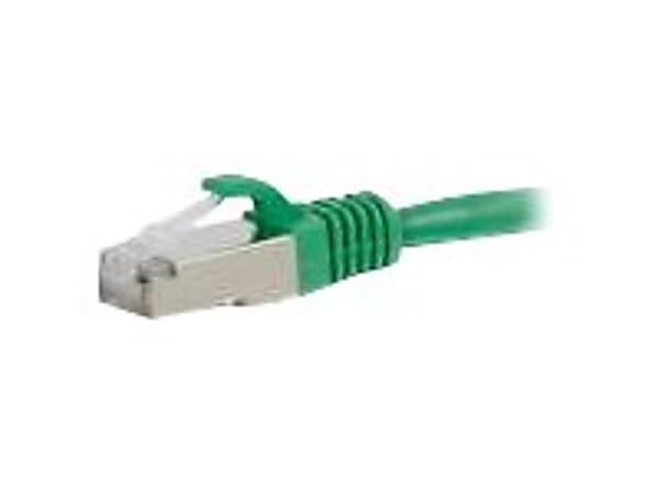 C2G 7ft Cat6 Ethernet Cable - Snagless Shielded (STP) - Green - Patch cable - RJ-45 (M) to RJ-45 (M) - 7 ft - screened shielded twisted pair (SSTP) - CAT 6 - molded, snagless, stranded - green