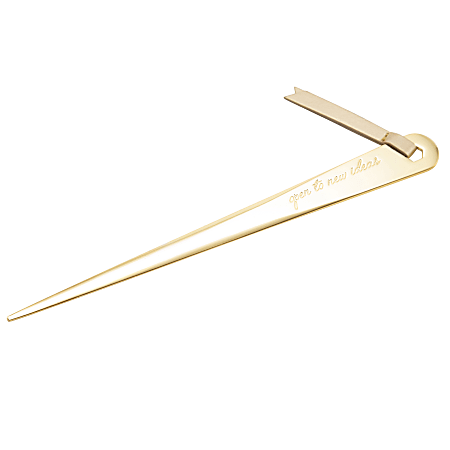 Realspace® Engraved Letter Opener, 10-1/2", Gold