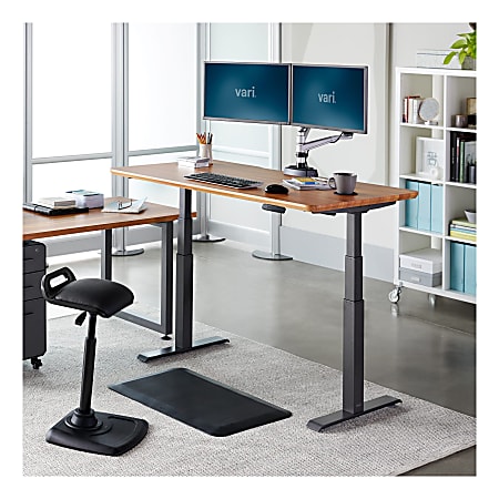 Butcher block shop standing desk