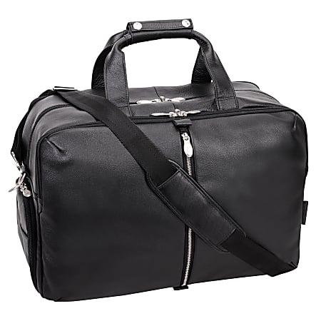 McKleinUSA Avondale Travel Duffel Bag With 17" Laptop Pocket, Black 