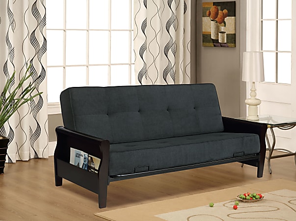 Relax A Lounger Lifestyle Solutions Colton Convertible Sofa Dark Gray Office Depot
