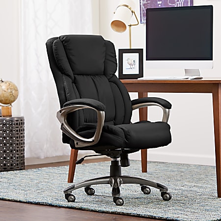 Serta Works Ergonomic Bonded Leather High Back Office Chair