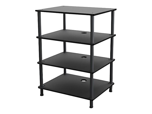 AVF AKS604BB-A - Stand - for audio/video components - black - floor-standing