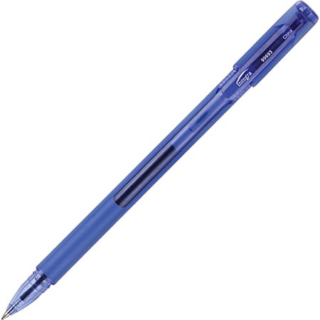 Integra Quick Dry Gel Ink Stick Pens 0.7 mm Blue Ink Pack Of 12 Pens ...
