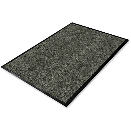 Millennium Mat Golden Series Indoor Wiper Mat - 60" Length x 36" Width x 0.37" Thickness Overall - Polypropylene - Charcoal