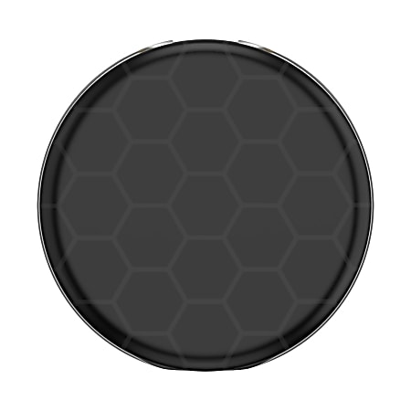 PopSockets PopGrips With Built-in Burt's Bees® Original Beeswax Lip Balm, Black