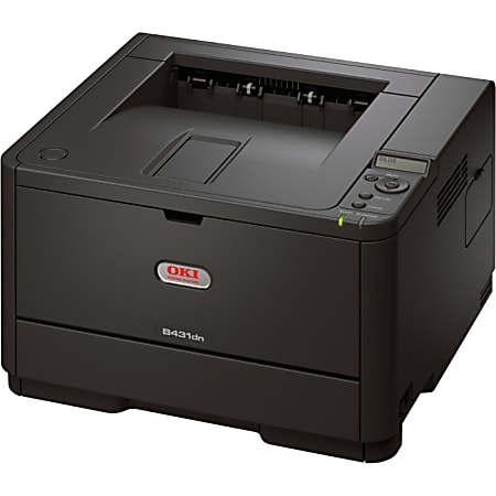 Oki B400 B431DN LED Printer - Monochrome - 1200 x 1200 dpi Print - Plain Paper Print - Desktop