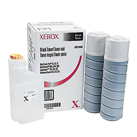 Xerox® 006R01046 Black Copy Toner Cartridge Kit, Pack Of 2