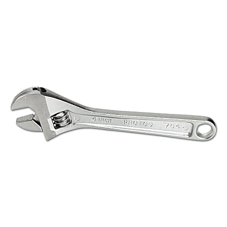 Adjustable Wrenches, 15 in Long, 1-11/16 in Opening, Satin