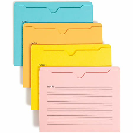 Smead Straight Tab Cut Letter Recycled File Jacket, 75616