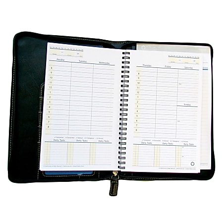 FranklinCovey® Simulated Leather Binder, Assorted Colors (No Color Choice)