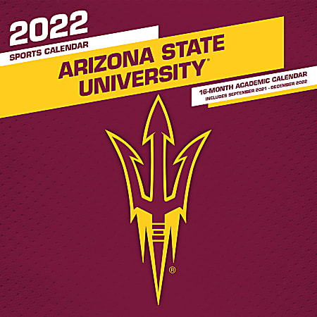 Lang Turner Licensing Monthly Wall Calendar 12 x 24 Arizona State Sun  Devils January to December 2022 - Office Depot