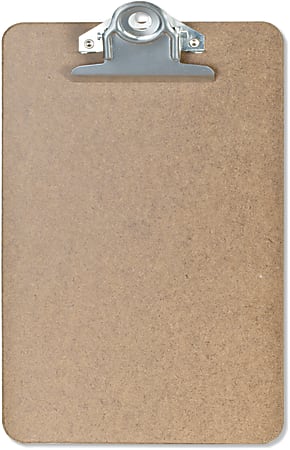 Office Depot® Brand Memo Size Clipboard, 6" x 9", 100% Recycled Wood, Light Brown