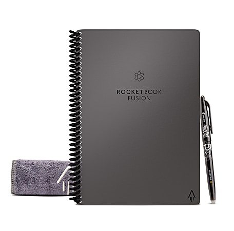 Rocketbook Fusion Smart Reusable Executive-Size Notebook, 6"