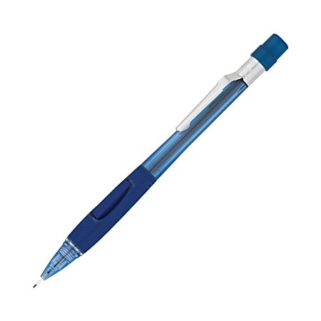Pentel® Quicker-Clicker™ Mechanical Pencil, 0.7 mm, Transparent Blue