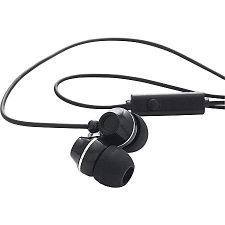 Verbatim - Earphones with mic - in-ear - wired - 3.5 mm jack - noise isolating
